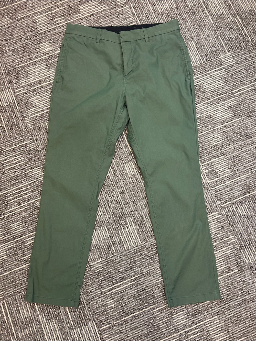 Men's Olive Green Chino Pants